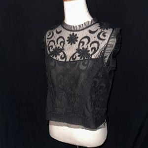 Black Lacey top by Zara
